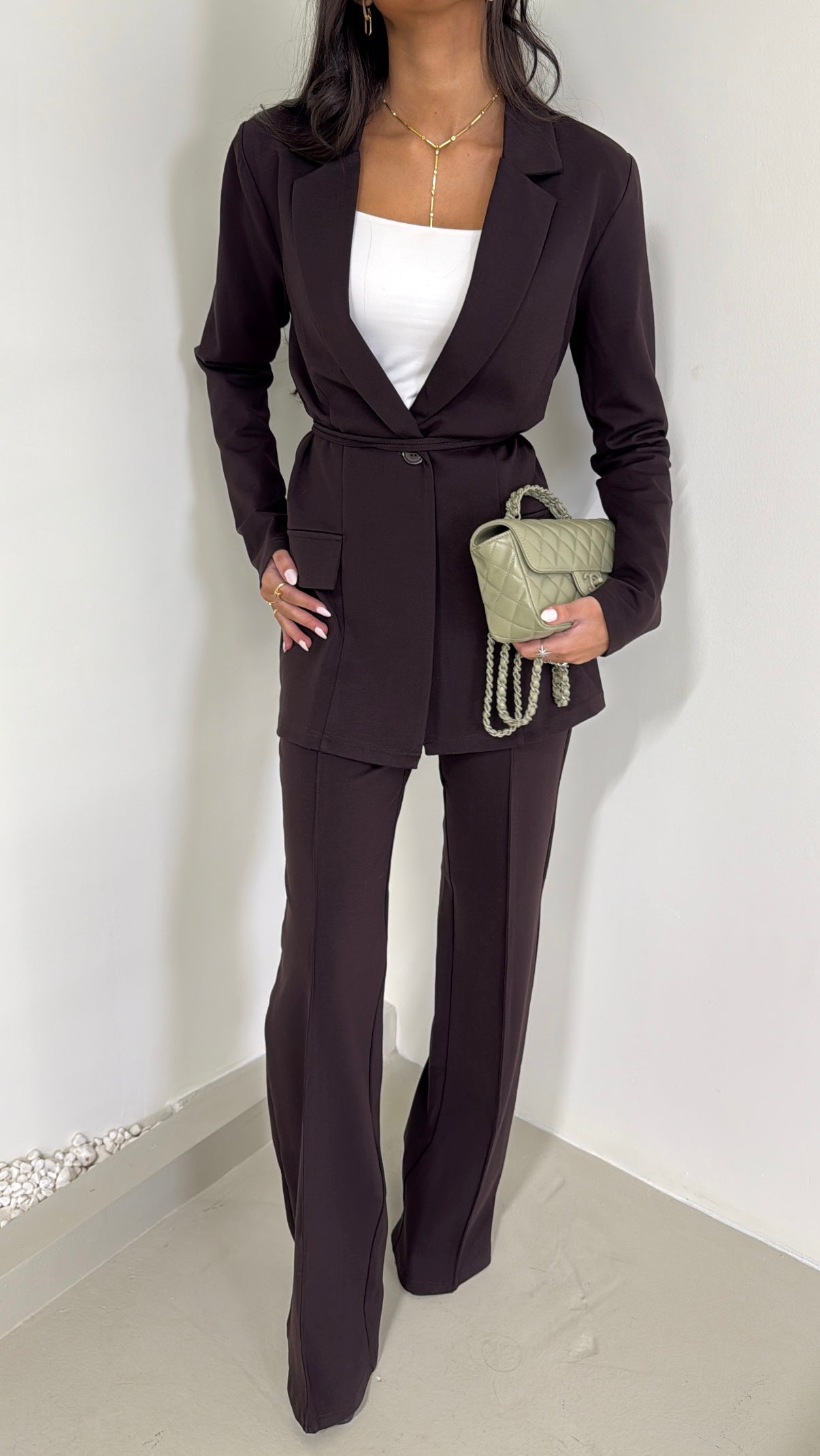 Mocha brown set