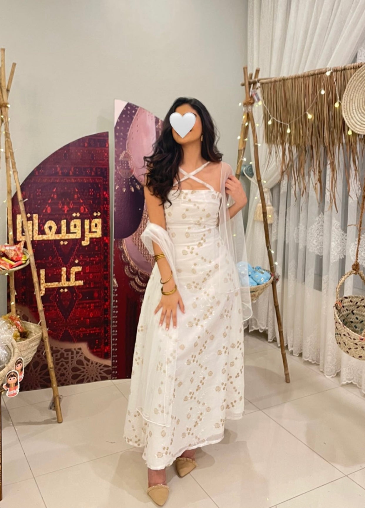 golden in white